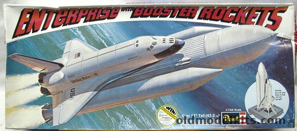 Revell 1/144 Space Shuttle With Boosters - Enterprise or Columbia with Launch Pad Base, H194 plastic model kit